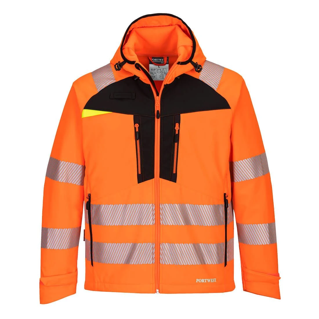 Portwest DX4 Hi-Vis Softshell (3L) 4 Portwest DX4 Hi-Vis Softshell (3L) - Image 2