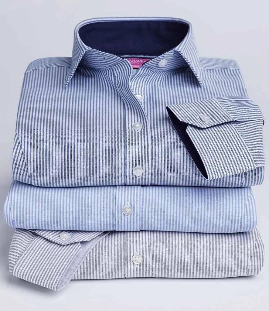 Brook Taverner Ladies Mirabel Long Sleeve Stretch Oxford Shirt 6 Brook Taverner Ladies Mirabel Long Sleeve Stretch Oxford Shirt - Image 4