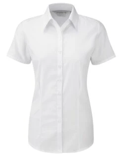 Russell Collection Ladies' Short Sleeve Tailored Herringbone Shirt 11 Russell Collection Ladies' Short Sleeve Tailored Herringbone Shirt -XAMAX 3d2d14b318f4fa99062a7e8f039baaaa7ea0d2b0e1028ed3c73e57f11fb3c583