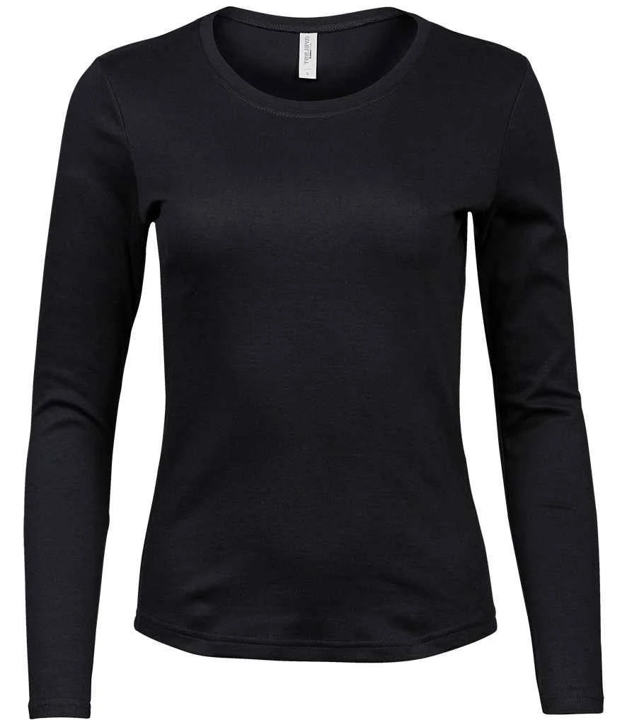 Tee Jays Ladies' Long Sleeve Interlock Tee 6 Tee Jays Ladies' Long Sleeve Interlock Tee - Image 4