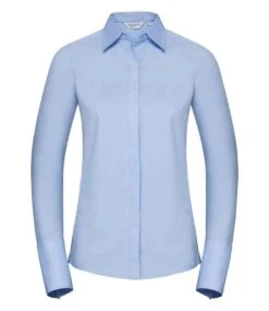 Russell Collection Ladies Ultimate Stretch Shirt -XAMAX 413eebe0b7f1bde7cf3f55982981aac41bb16a9b3ee568679036bb15b4acd126