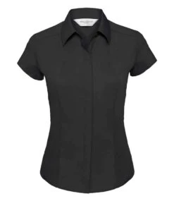 Russell Collection Ladies' Cap Sleeve Fitted Polycotton Poplin Shirt 16 Russell Collection Ladies' Cap Sleeve Fitted Polycotton Poplin Shirt -XAMAX 41b0107951e6544d1fdf24b02b531bfd2745082bcf3534aac503d579bb637909