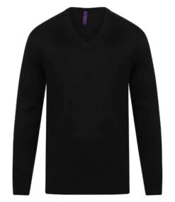 Henbury Acrylic V Neck Sweater -XAMAX 435fa377c1f6f003c802e75fa7668875bd38c30b084d5ccc976ea80a2100884c