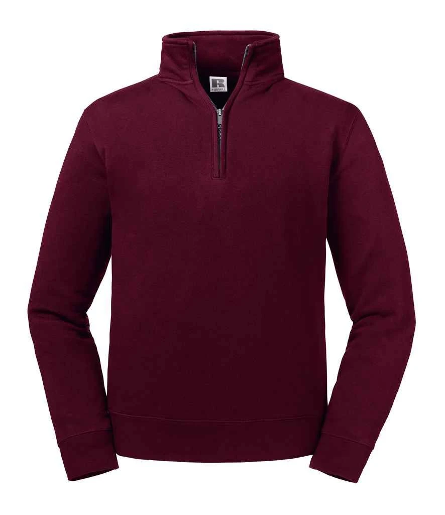 Russell Authentic Zip Neck Sweatshirt 4 Russell Authentic Zip Neck Sweatshirt - Image 2