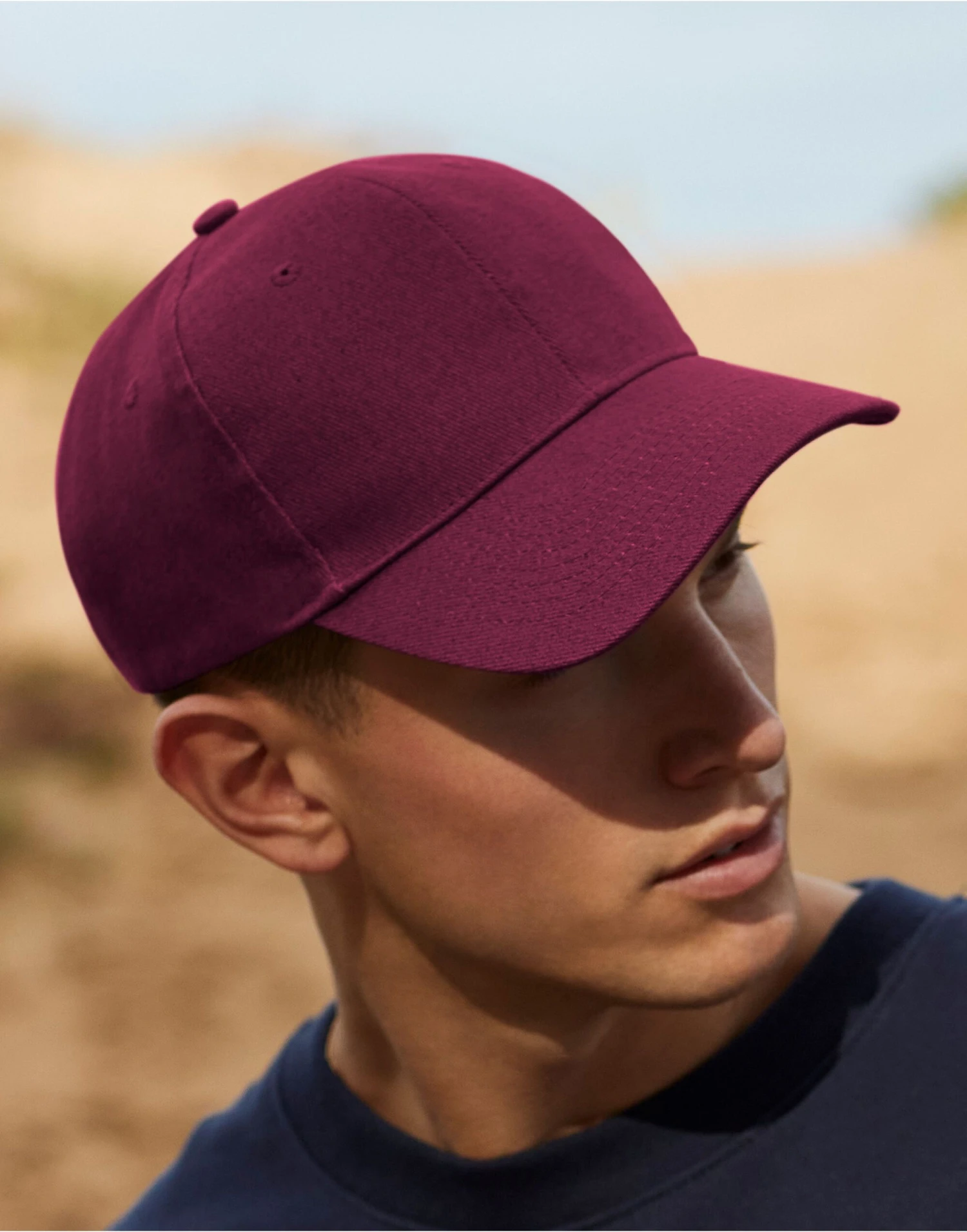 Beechfield Pro-Style Heavy Brushed Cotton Cap 4 Beechfield Pro-Style Heavy Brushed Cotton Cap - Image 2