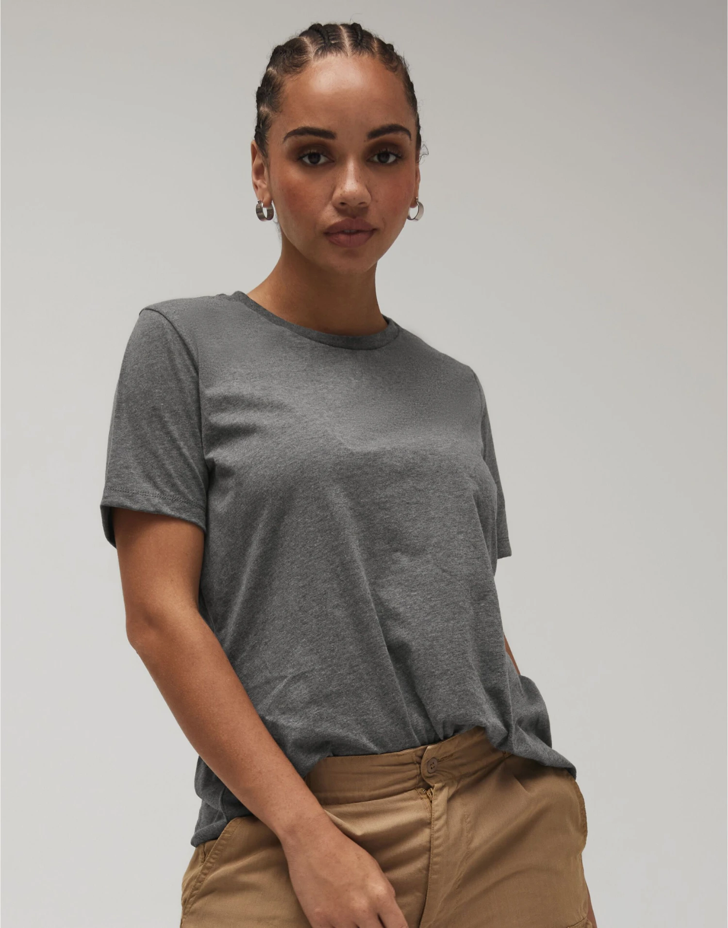 Bella+Canvas Womens Relaxed Heather Jersey Short Sleeve Tee 4 Bella+Canvas Womens Relaxed Heather Jersey Short Sleeve Tee - Image 2