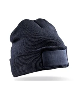 Result Genuine Recycled Recycled Double Knit Printers Beanie -XAMAX 447c45d4c3eb88211e311fbb146a1e9881f32d856d6056a0436f84313c97b65b