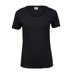 Tee Jays Womens Stretch Tee 39 Tee Jays Womens Stretch Tee -XAMAX 450 black front 1 1