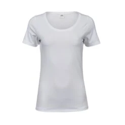Tee Jays Womens Stretch Tee 31 Tee Jays Womens Stretch Tee -XAMAX 450 white front 1