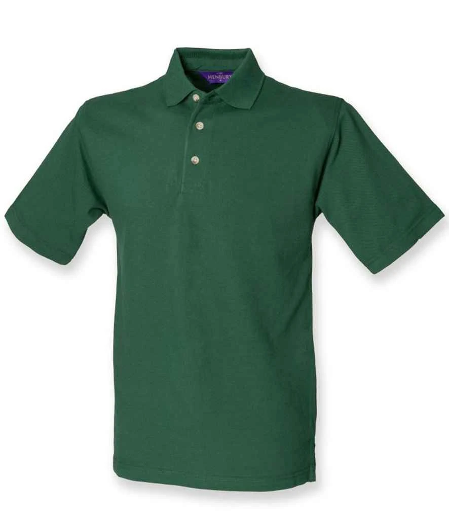 Henbury Classic Heavy Cotton Piqué Polo Shirt 6 Henbury Classic Heavy Cotton Piqué Polo Shirt - Image 4