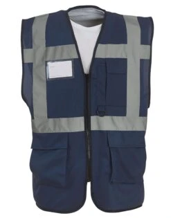Yoko Hi-Vis Executive Waistcoat -XAMAX 465181797b52998c9bac699174029449ca3989e28e5b03b911077f193587076a