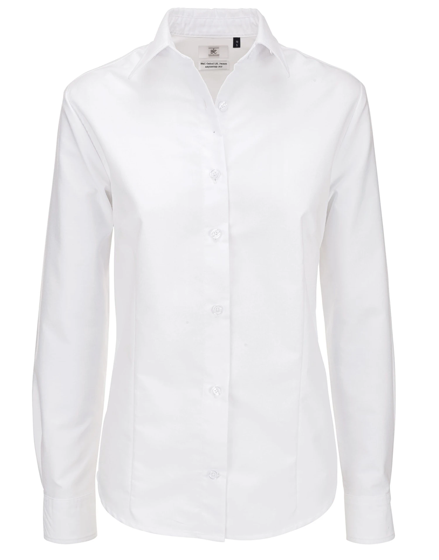 B&C Womens Oxford Long Sleeve Shirt 4 B&C Womens Oxford Long Sleeve Shirt - Image 2