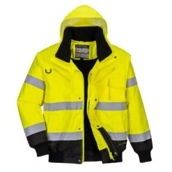 Portwest Hi-Vis 3-in-1 Contrast Bomber Jacket -XAMAX 48e862fd0016438948260aa749b30ffaefb5ee8eb20e47f1bf9d2c2b47a9477c