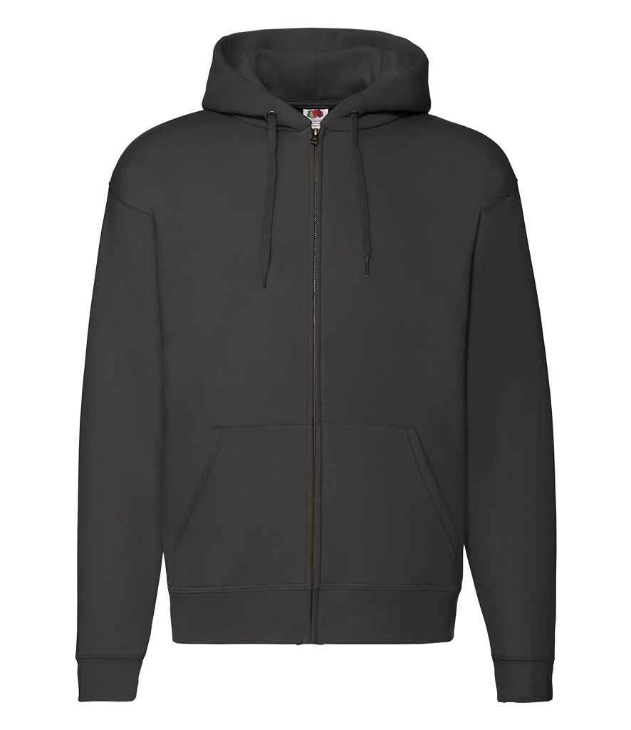 Fruit Of The Loom Mens Premium Hooded Sweat Jacket 4 Fruit Of The Loom Mens Premium Hooded Sweat Jacket - Image 2