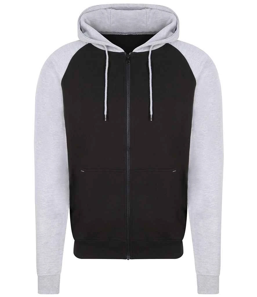 Just Hoods Awdis Baseball Zoodie 7 Just Hoods Awdis Baseball Zoodie - Image 5