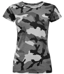 SOL'S Sols Ladies Camo T Shirt -XAMAX 4a5b8b8210558d1a6db009a1599b5bde602c412897403673e5b47d109dc9bf9b