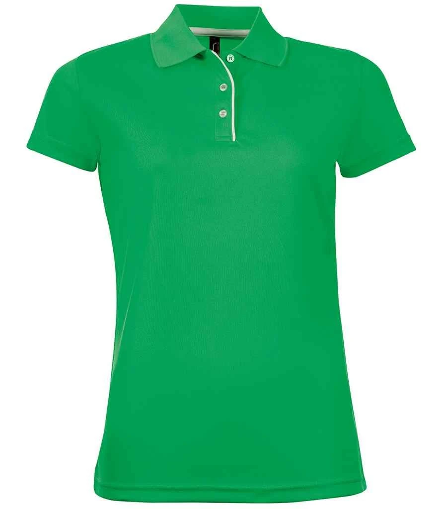 SOL'S Sols Ladies Performer Piqué Polo Shirt 5 SOL'S Sols Ladies Performer Piqué Polo Shirt - Image 3