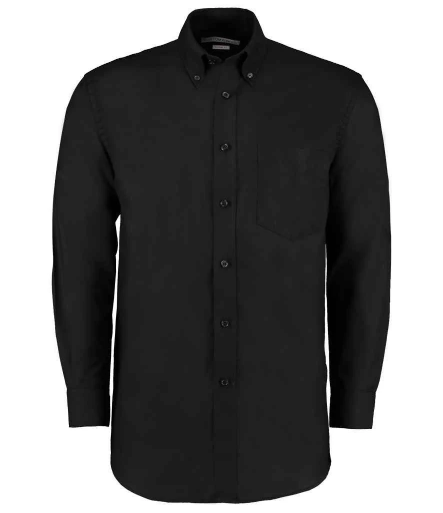 Kustom Kit Classic Fit Long Sleeve Workwear Oxford Shirt 4 Kustom Kit Classic Fit Long Sleeve Workwear Oxford Shirt - Image 2