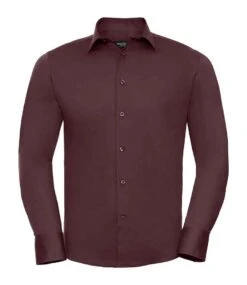Russell Collection Mens Long Sleeve Fitted Stretch Shirt 15 Russell Collection Mens Long Sleeve Fitted Stretch Shirt -XAMAX 4e25d3af0ef86bc81ab299db7348a350c8fba86b7a5ff9ce64f7c45e8ab0b751