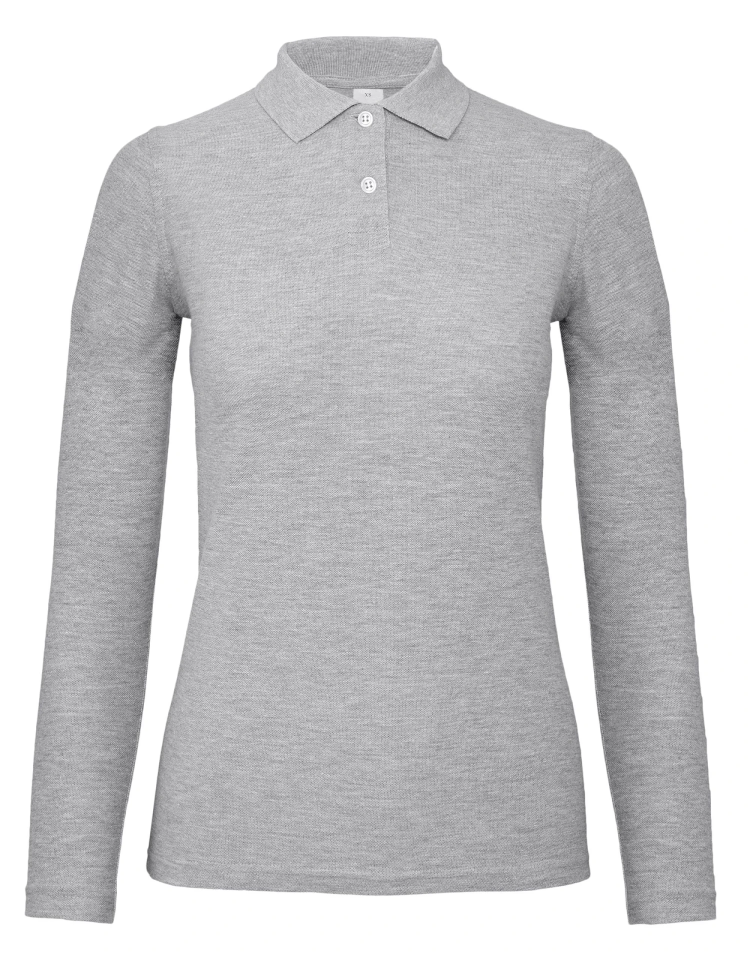 B&C ID.001 Womens Long Sleeve Polo 9 B&C ID.001 Womens Long Sleeve Polo - Image 7