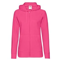 Fruit Of The Loom Ladies' Lightweight Hooded Sweat Jacket -XAMAX 4f7c435f1622be12a79aa98b2136130ac27c1cbd22f85da7e2af3ae053e4f457