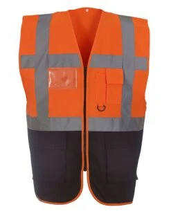 Yoko Hi-Vis Executive Waistcoat -XAMAX 4fd94b28639d5390ed82a905c51451fe44a2b55762b826b69b411742df90ea70