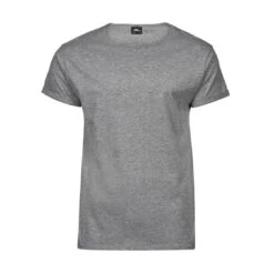 Tee Jays Mens Roll-Up Tee 26 Tee Jays Mens Roll-Up Tee -XAMAX 5062 heather front