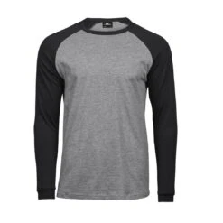 Tee Jays Mens Baseball Tee 41 Tee Jays Mens Baseball Tee -XAMAX 5072 heat blk front 1