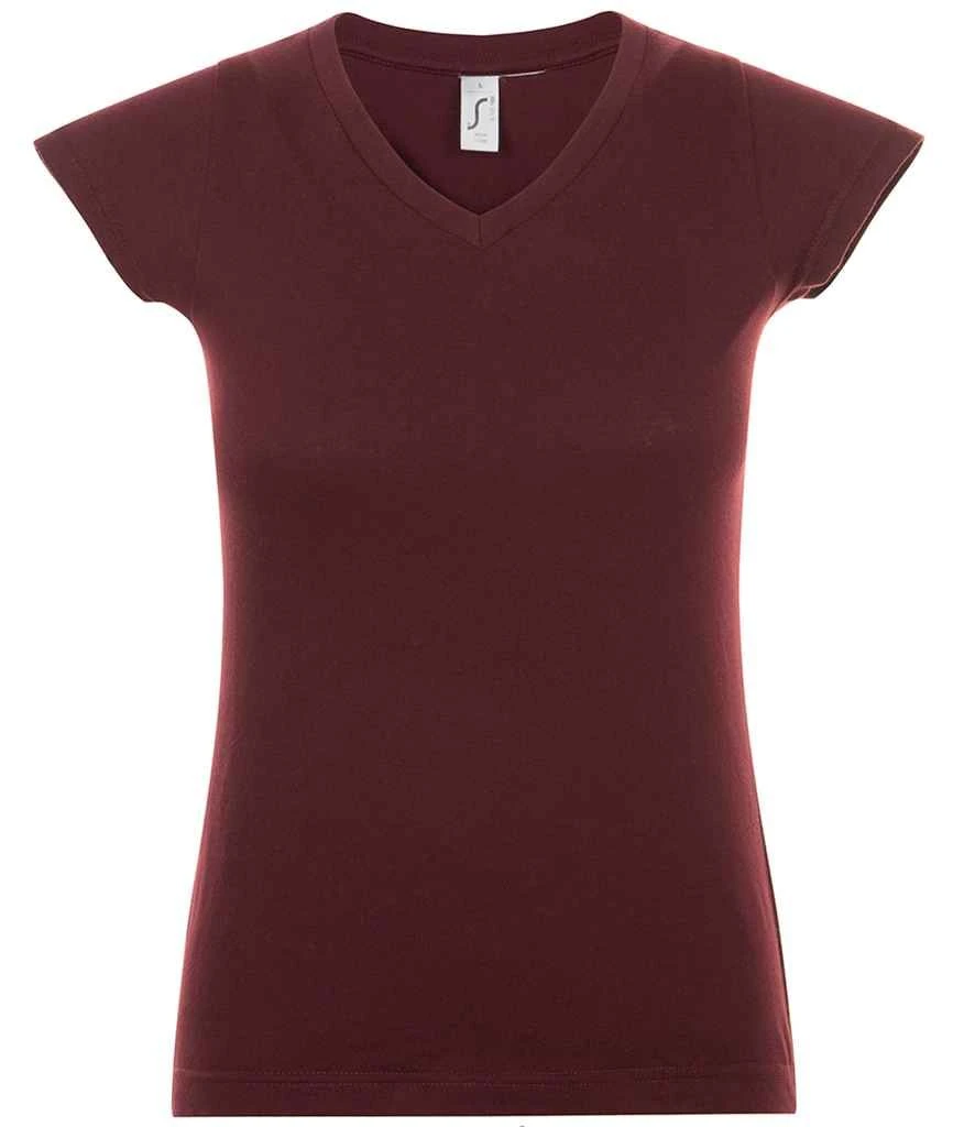 SOL'S Sols Ladies Moon V Neck T Shirt 6 SOL'S Sols Ladies Moon V Neck T Shirt - Image 4