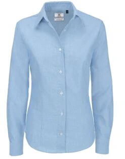 B&C Womens Oxford Long Sleeve Shirt 9 B&C Womens Oxford Long Sleeve Shirt -XAMAX 51f935534fb958a5a456d549afcf5d65d1b64094eedebd6dfbd8c5d4e3b20722