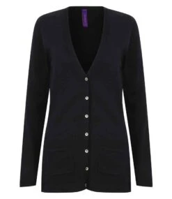 Henbury Ladies Cotton Acrylic V Neck Cardigan 11 Henbury Ladies Cotton Acrylic V Neck Cardigan -XAMAX 529e5c8874e74d90d1775a8a97e7f46525e73b1f87a793fbdaee69e1b348dcf3