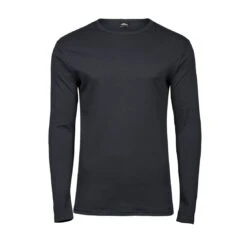Tee Jays Mens Long Sleeve Interlock Tee -XAMAX 530 dark grey front
