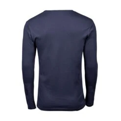 Tee Jays Mens Long Sleeve Interlock Tee -XAMAX 530 navy back