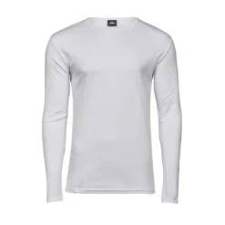 Tee Jays Mens Long Sleeve Interlock Tee -XAMAX 530 white front
