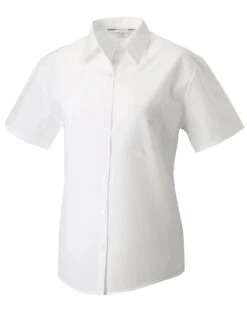 Russell Collection Ladies' Short Sleeve Classic Polycotton Poplin Shirt 20 Russell Collection Ladies' Short Sleeve Classic Polycotton Poplin Shirt -XAMAX 5388ca5c5beba319b2158e5727bfe07e19aa273b13a374c76883bdc57bfb66d8