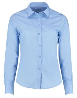 Kustom Kit Tailored Long Sleeve Poplin Shirt -XAMAX 541a7a5f53ef19205c83a9b8ca085dd819c024fbd608a065d8e379ee76681679