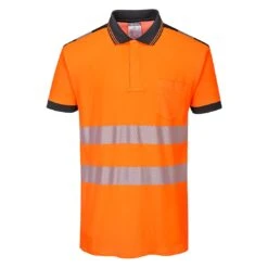Portwest PW3 Hi-Vis Cotton Comfort Polo Shirt S/S