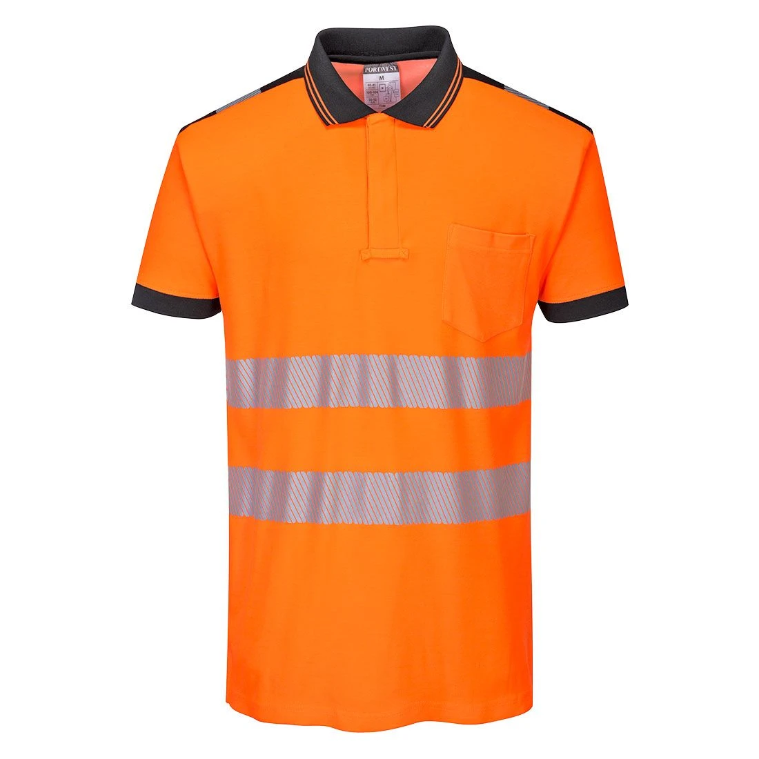 Portwest PW3 Hi-Vis Cotton Comfort Polo Shirt S/S 3 Portwest PW3 Hi-Vis Cotton Comfort Polo Shirt S/S