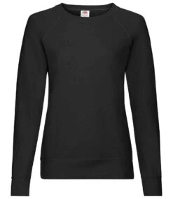 Fruit Of The Loom Ladies' Lightweight Raglan Sweat -XAMAX 54cc7f3946b6ee222f1a141e034d41cfdd0f00a332e9a109db56dd86d3586694