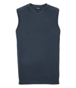 Russell Collection V-Neck Sleeveless Knitted Pullover -XAMAX 5546791911558bc2dba53b39fabe8599ef6c60f182aba980513c12138dc7fe69