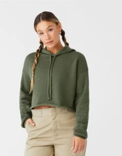 Bella+Canvas Womens Cropped Fleece Hoodie 10 Bella+Canvas Womens Cropped Fleece Hoodie -XAMAX 5567633ae76c1286d1b0cda689a1f524b5c0e382b1b12287a243b152ae30397c