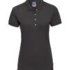 Russell Ladies Fitted Stretch Polo -XAMAX 566f blk front 1