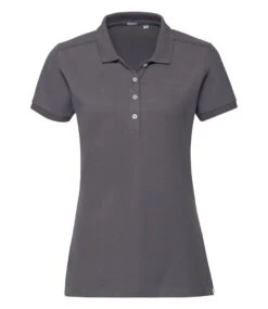 Russell Ladies Fitted Stretch Polo -XAMAX 566f cvy front 1