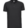 Russell Mens Fitted Stretch Polo 2 Russell Mens Fitted Stretch Polo -XAMAX 566m blk front 1