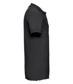 Russell Mens Fitted Stretch Polo -XAMAX 566m blk right