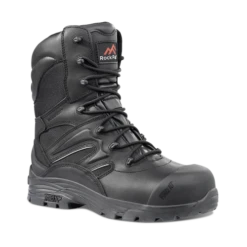 Rock Fall Rf4500 Titanium High Leg Waterproof Safety Boot With Side Zip