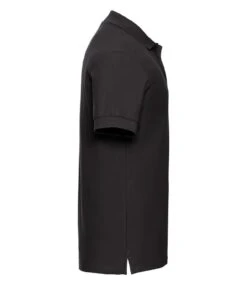 Russell Mens Ultimate Cotton Polo -XAMAX 577m blk right