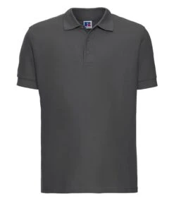 Russell Mens Ultimate Cotton Polo -XAMAX 577m tia front 1