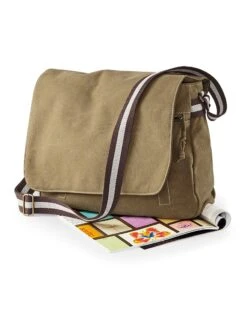 Quadra Vintage Canvas Despatch Bag