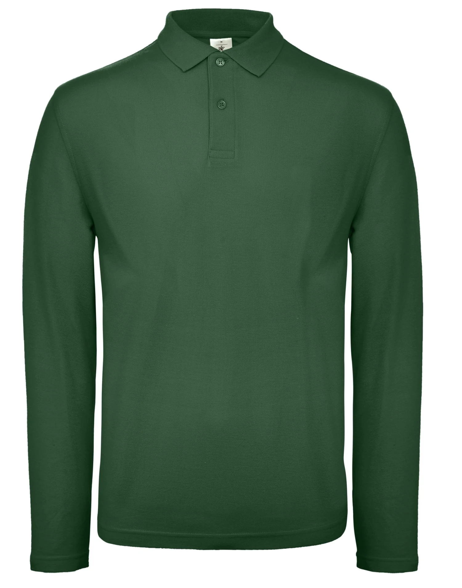 B&C ID.001 Mens Long Sleeve Polo 11 B&C ID.001 Mens Long Sleeve Polo - Image 9